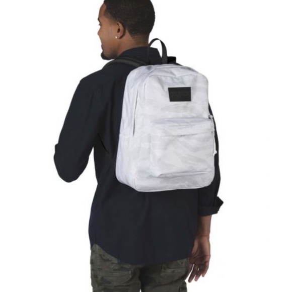 JANSPORT Superbreak LS Nimbus Cloud Tiger Camo Bag - Picture 11 of 12